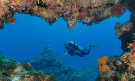 Cave diving Cozumel